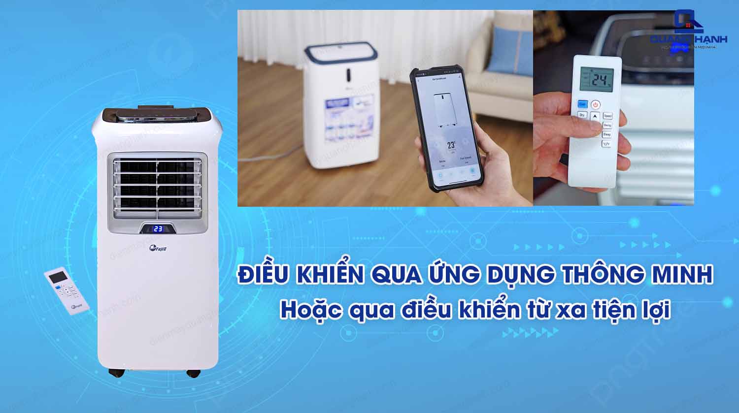 Máy điều hòa di động thông minh FujiE MPAC12B I Chính Hãng Giá Tốt