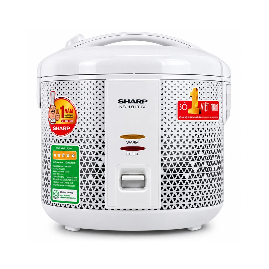 Nồi cơm điện Sharp KS-181TJV dung tích 1.8 lít QH241541