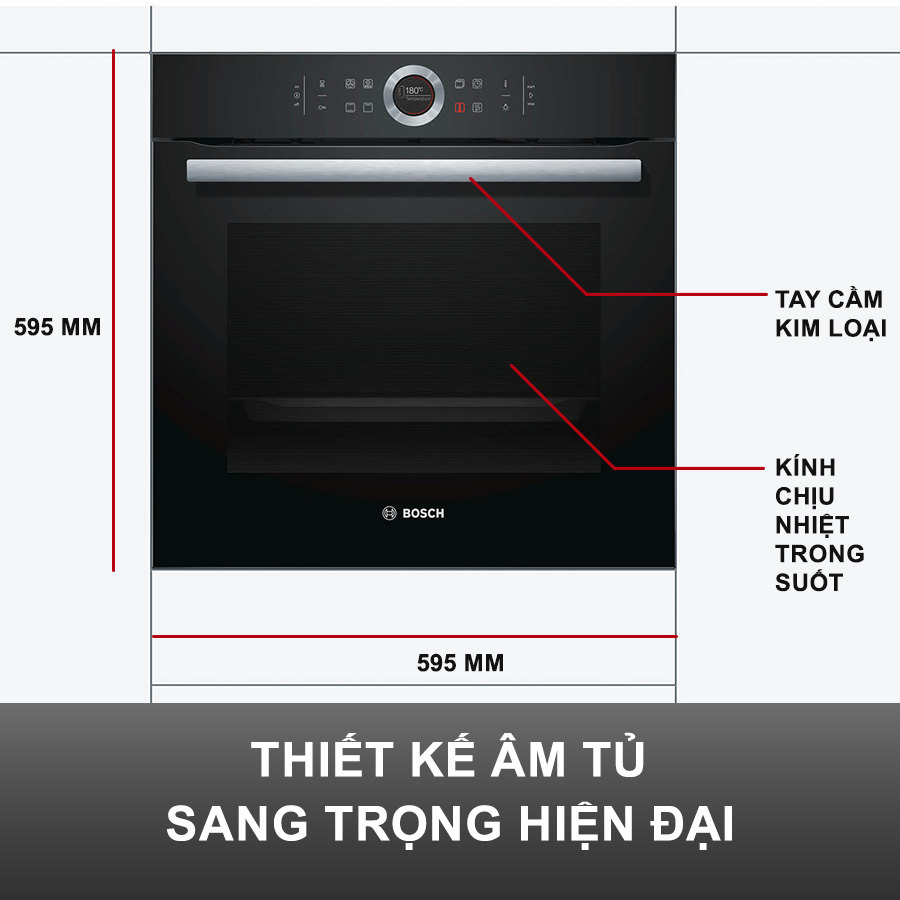 Lò nướng Bosch HBG633BB1B SERIE 8 QH30509 2