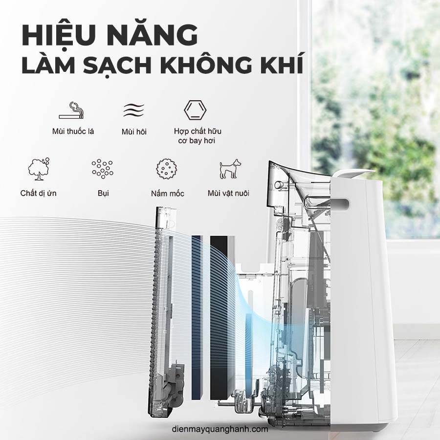 Máy lọc không khí tạo ẩm Sharp KI-L60V-W  QH238310 6