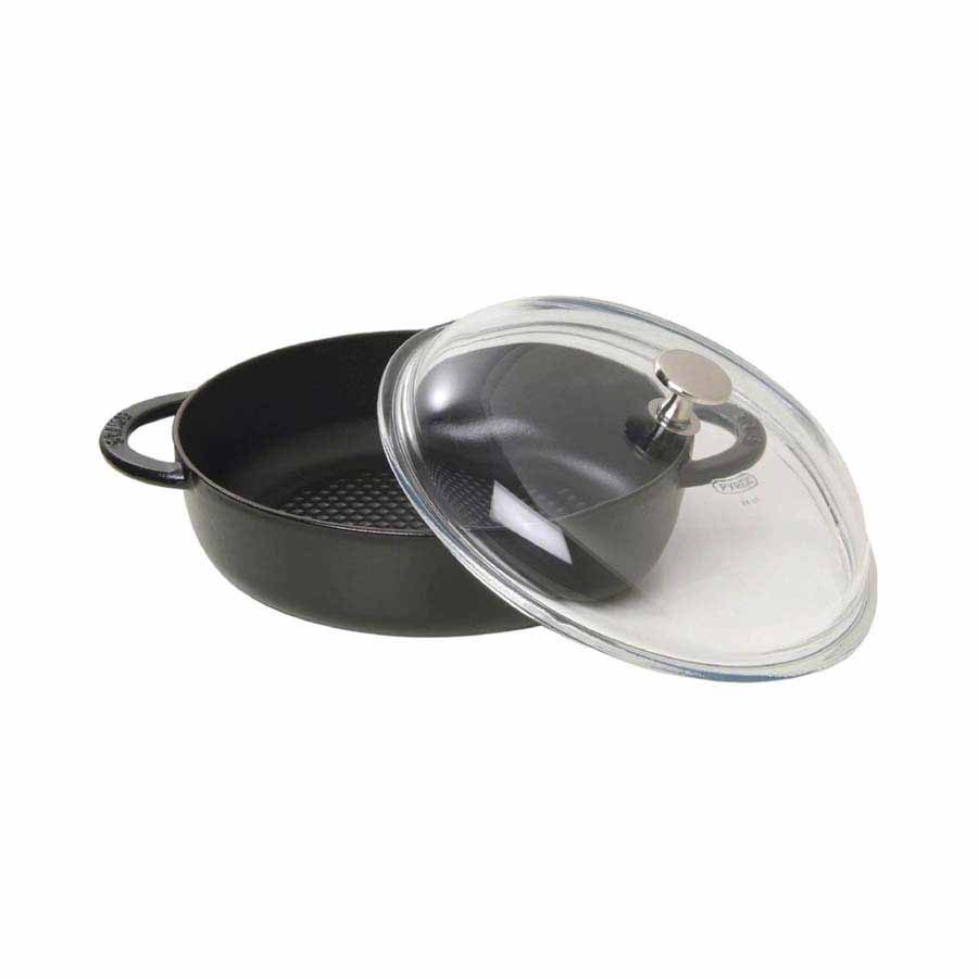 Nồi gang Staub Hexagon màu đen 24cm - 2.4L QH241841