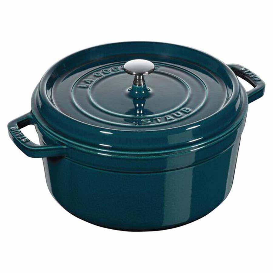 Nồi gang tròn Staub màu xanh ngọc 26cm - 5.2L QH241813