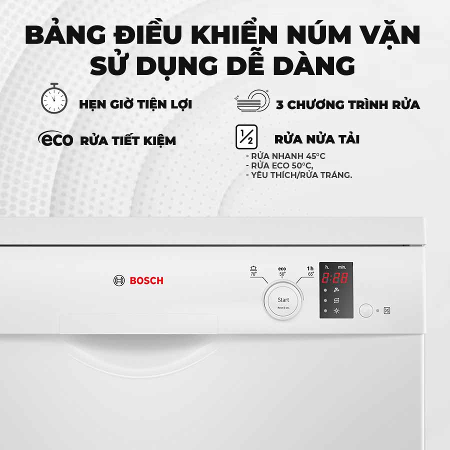 Máy Rửa Bát Bosch HMH SMS23BW01T