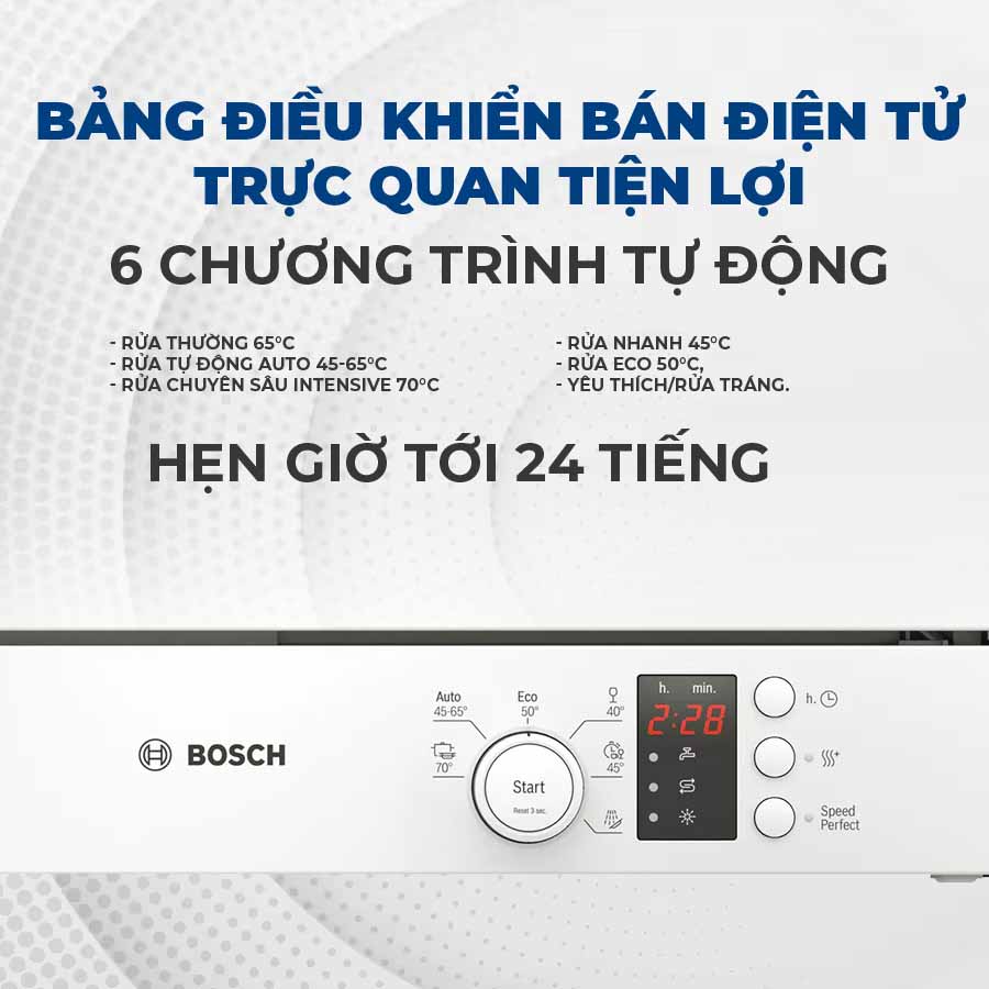 Máy Rửa Bát Để Bàn 6 Bộ Bosch SKS62E32EU