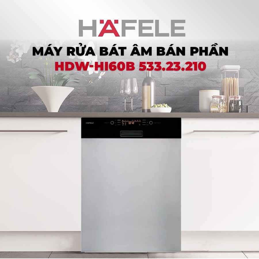 Máy rửa bát bán phần Hafele HDW-HI60B