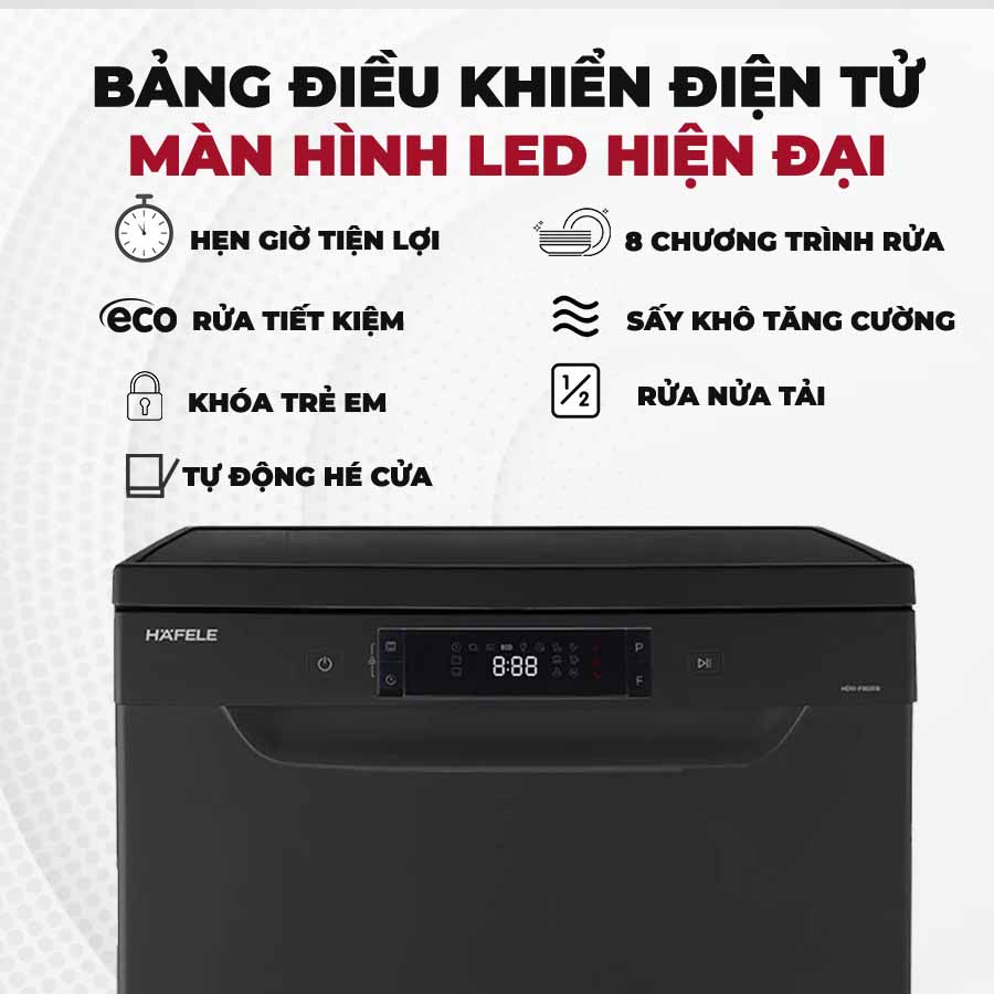 Máy rửa chén Hafele HDW-F602EB