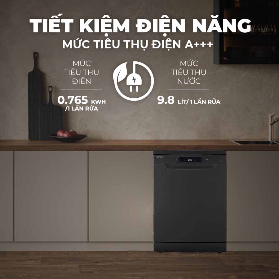 Máy rửa chén Hafele HDW-F602EB 538.21.360