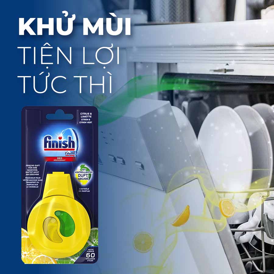 Tinh dầu khử mùi máy rửa bát