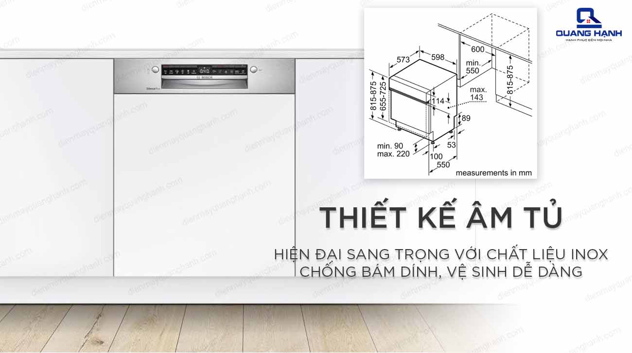 Máy rửa bát Bosch SMI4ECS14E