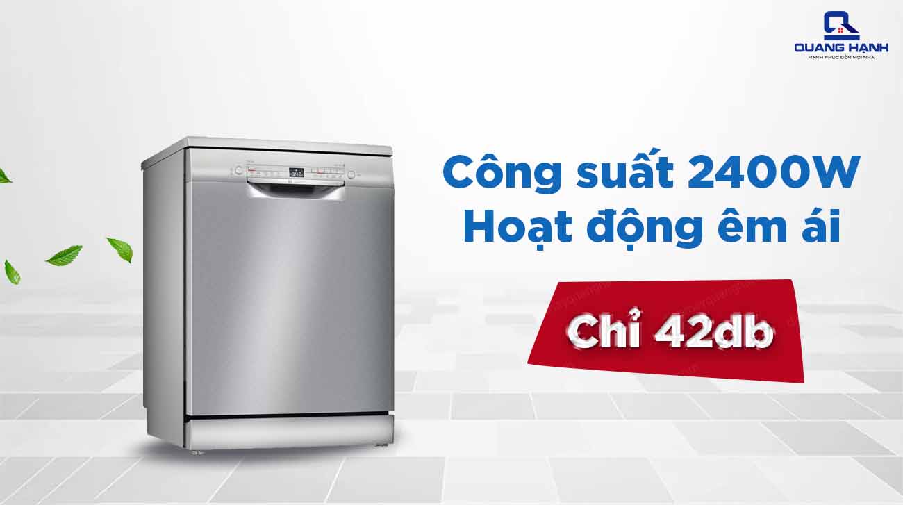 Công suất 2400W - Hoạt động êm ái