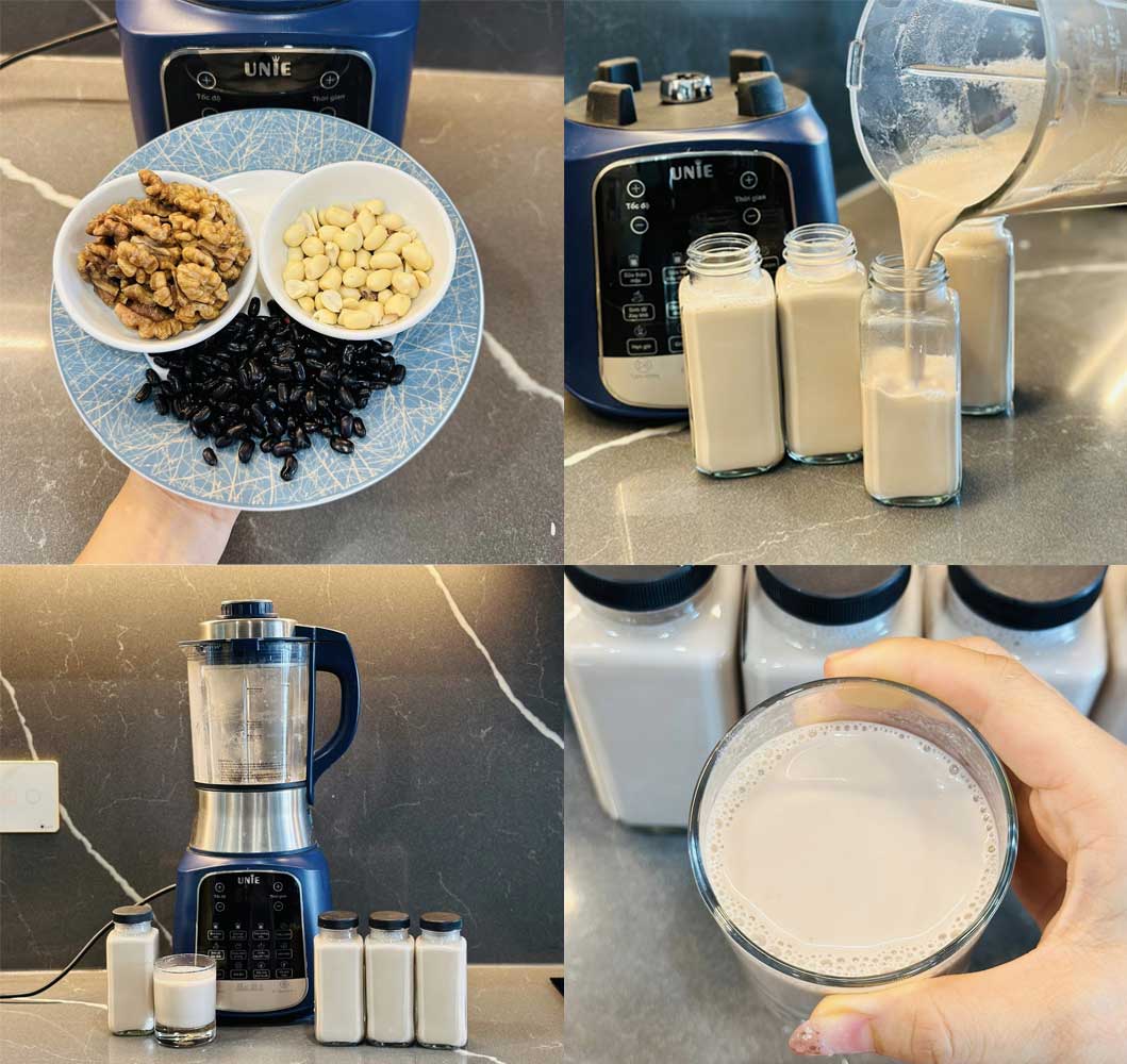 Các bước làm sữa đậu đen