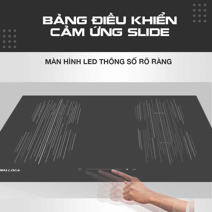 Bếp kính âm 4 từ Malloca MI 594 LINEAR QH242272 4