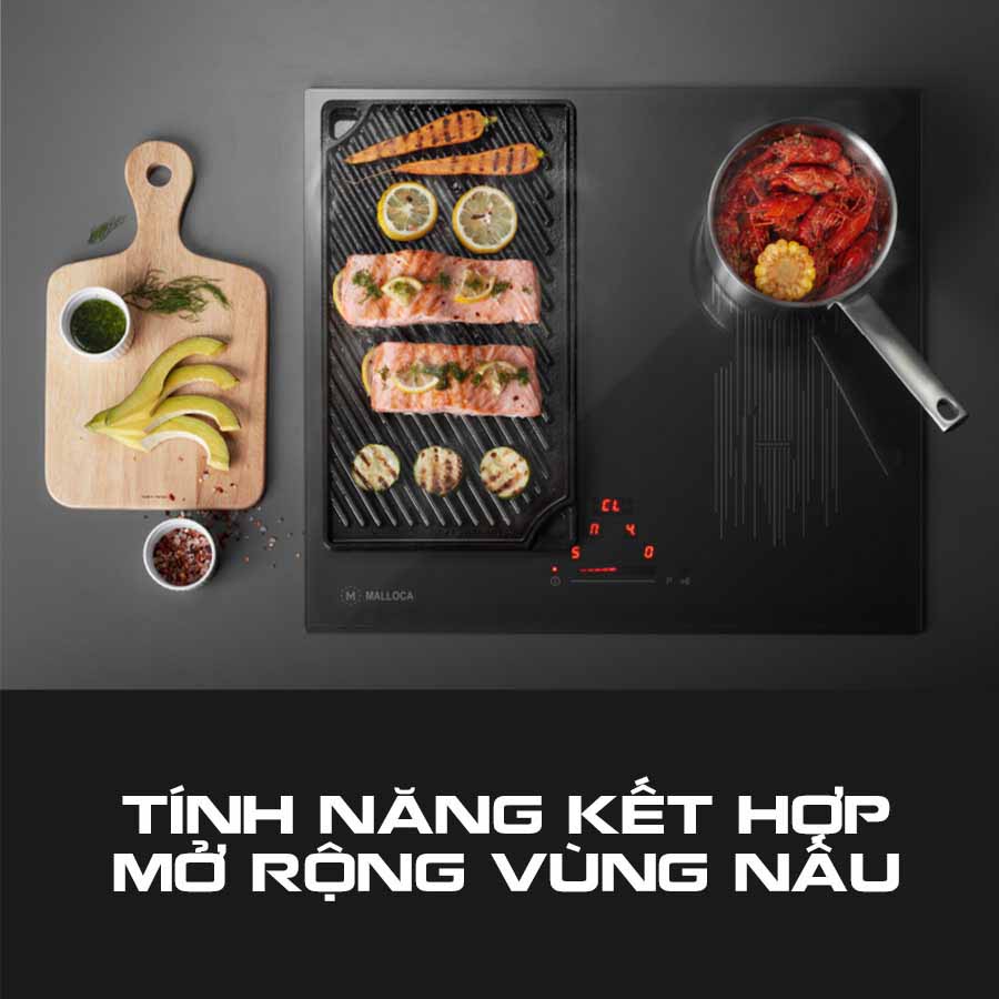 Bếp kính âm 4 từ Malloca MI 594 LINEAR QH242272 5
