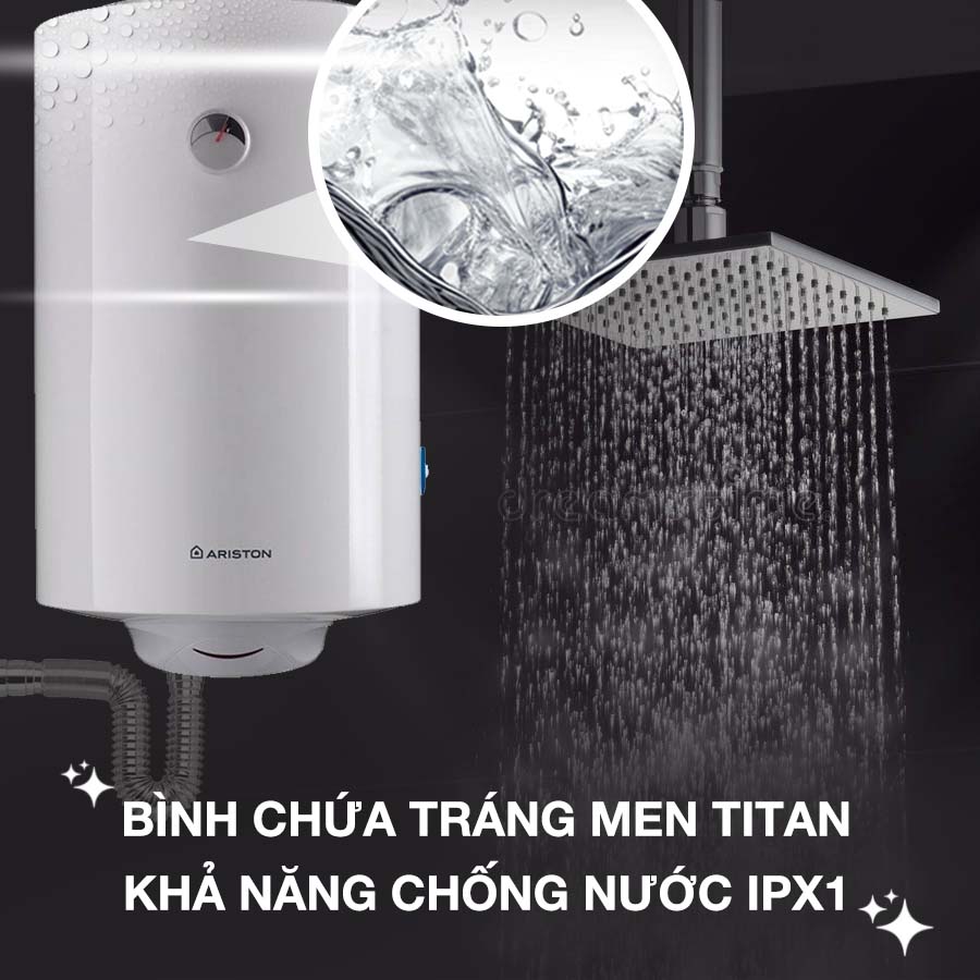 Lòng bình được tráng lớp men Titan siêu bền