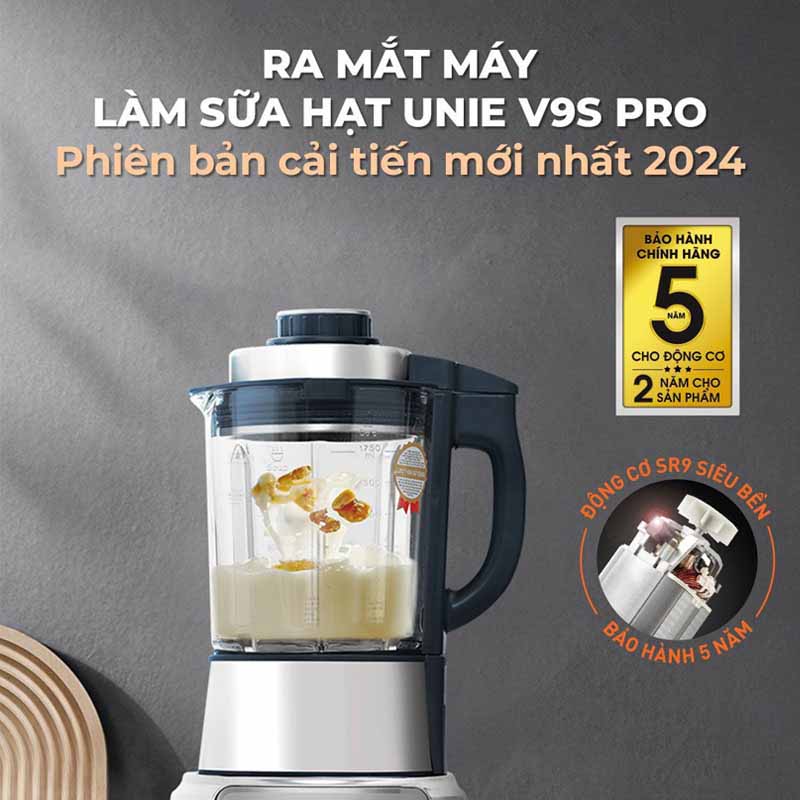 Thương hiệu máy làm sữa hạt Unie