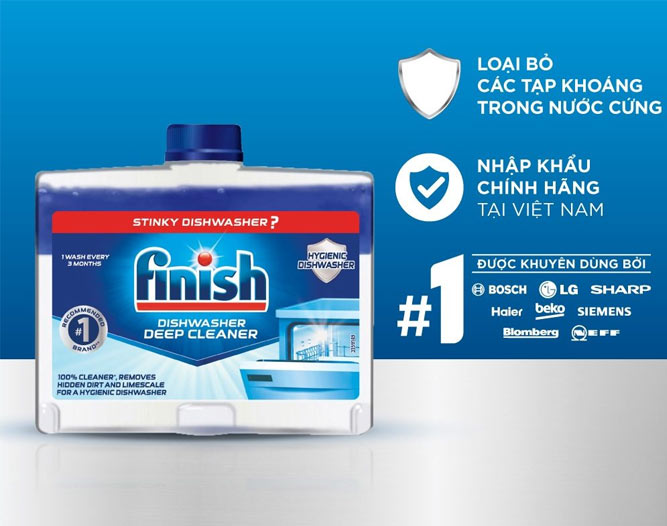 Dung dịch nước vệ sinh máy rửa bát khuyên dùng