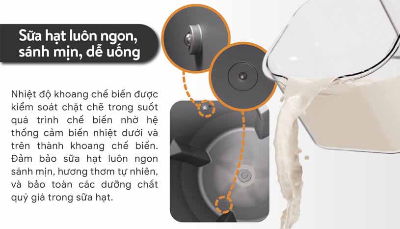 sữa hạt ngon, sánh mịn, dễ uống