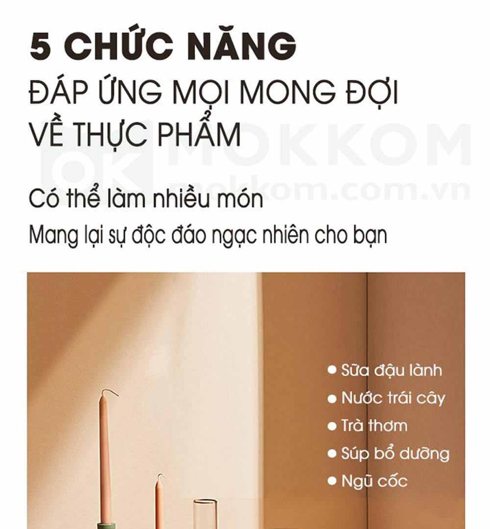 5 chức năng đáp ứng mọi nhu cầu thực phẩm