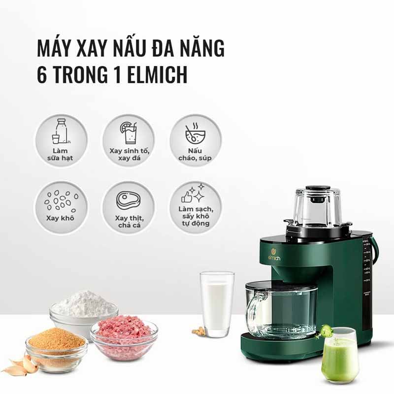 Các chức năng máy làm sữa hạt