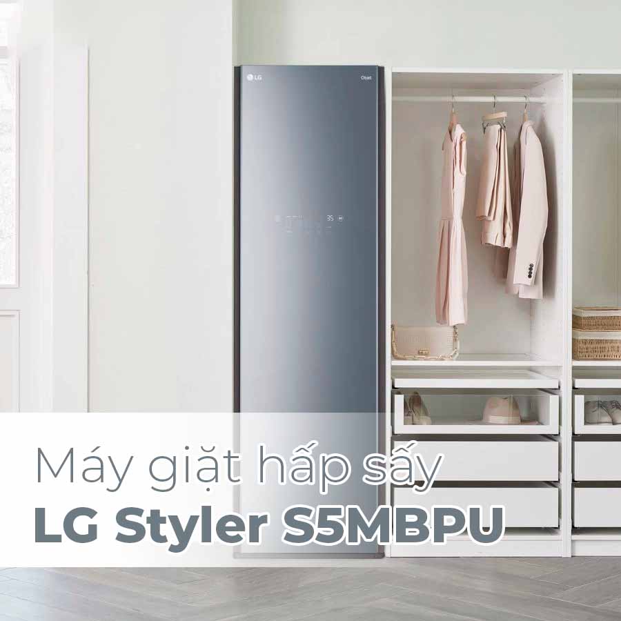 Máy giặt hấp sấy LG Styler S5MBPU thiết kế hiện đại