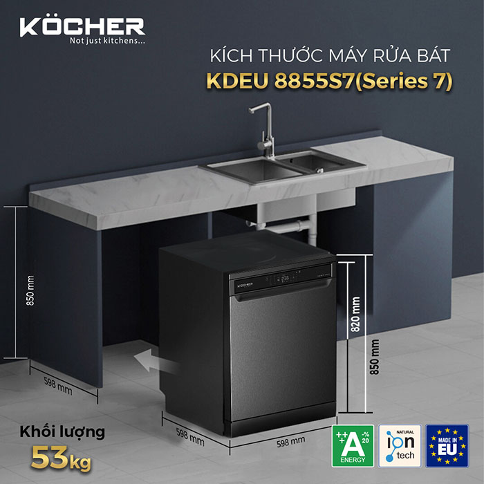 máy rửa bát kocher