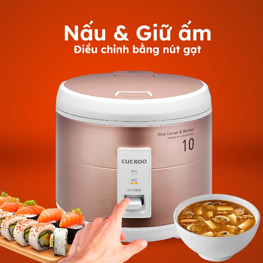 Nồi cơm điện Cuckoo CR-1065 hâm nóng tự động