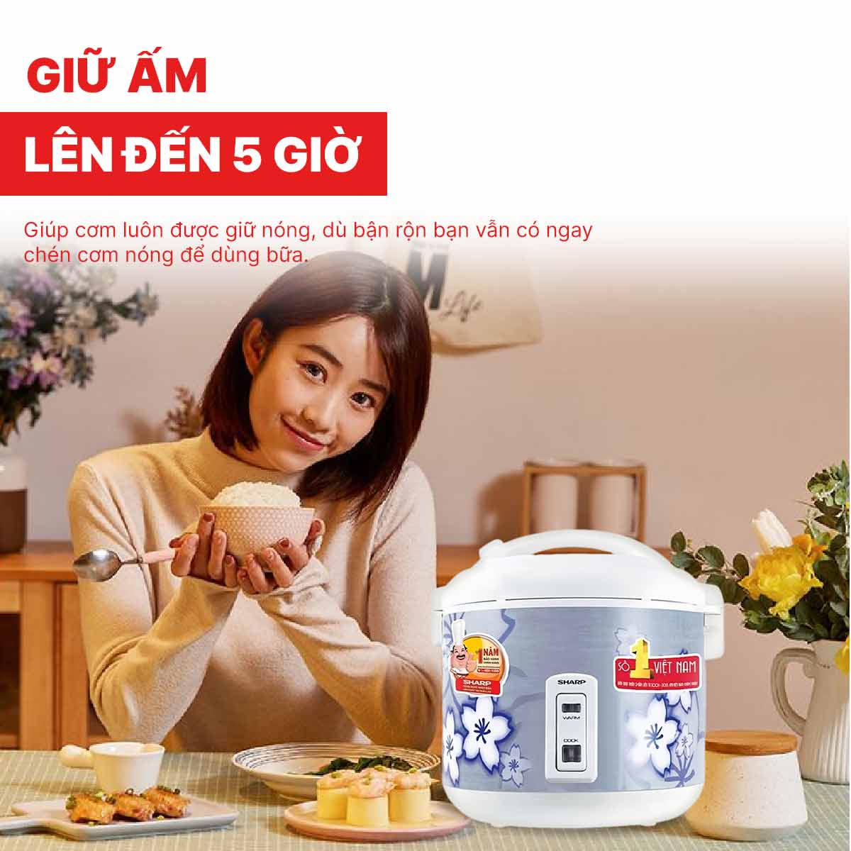 Công nghệ nấu 2D cho cơm chín nhanh