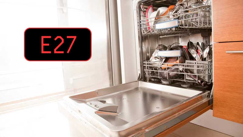 Tại sao máy rửa bát Bosch báo lỗi E27