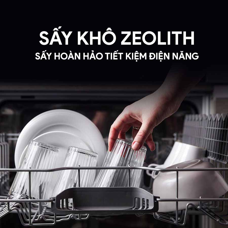 Công nghệ Zeolith sấy khô hoàn hảo và tiết kiệm điện năng