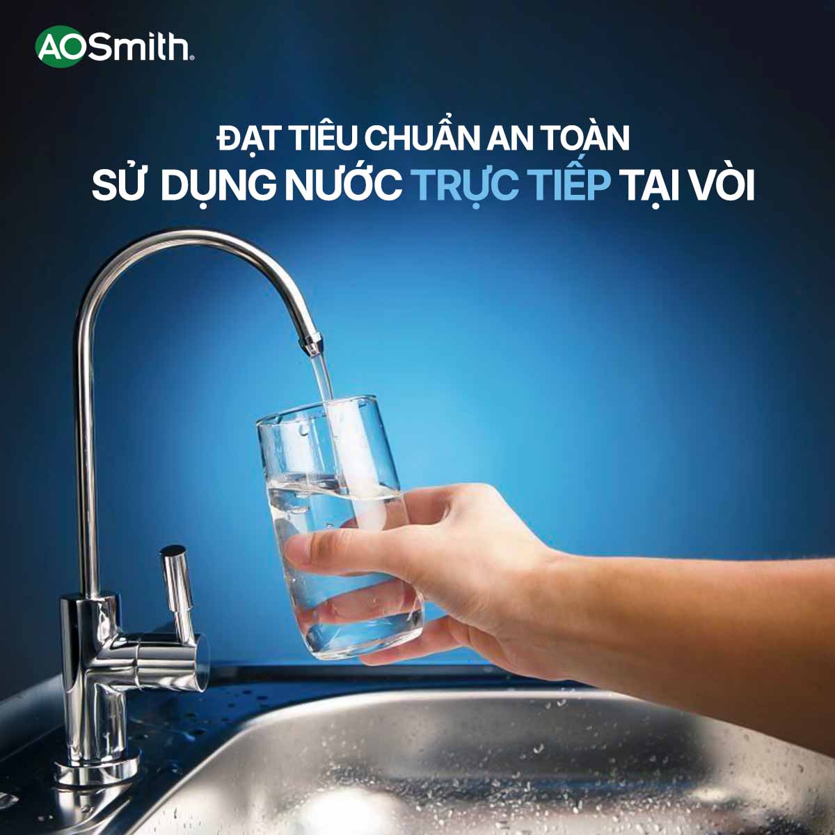 Máy lọc nước A. O. Smith R400E chứng nhận đạt chuẩn NSF/ANSI 58 và 42