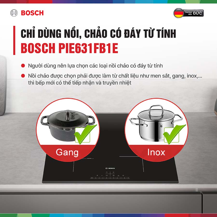 Bếp từ Bosch PIE631FB1E