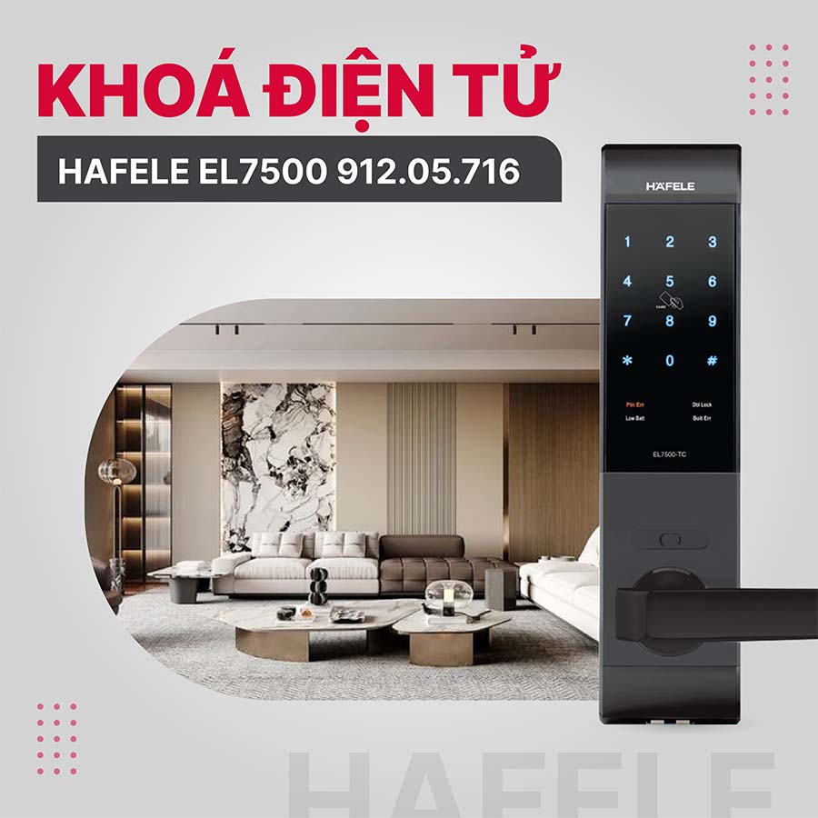 Khóa điện tử Hafele EL7500 912.05.716