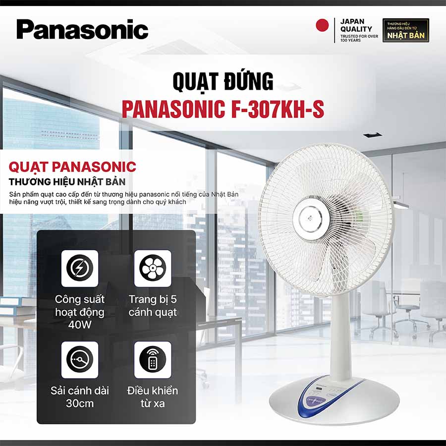 Quạt đứng Panasonic F-307KH-S