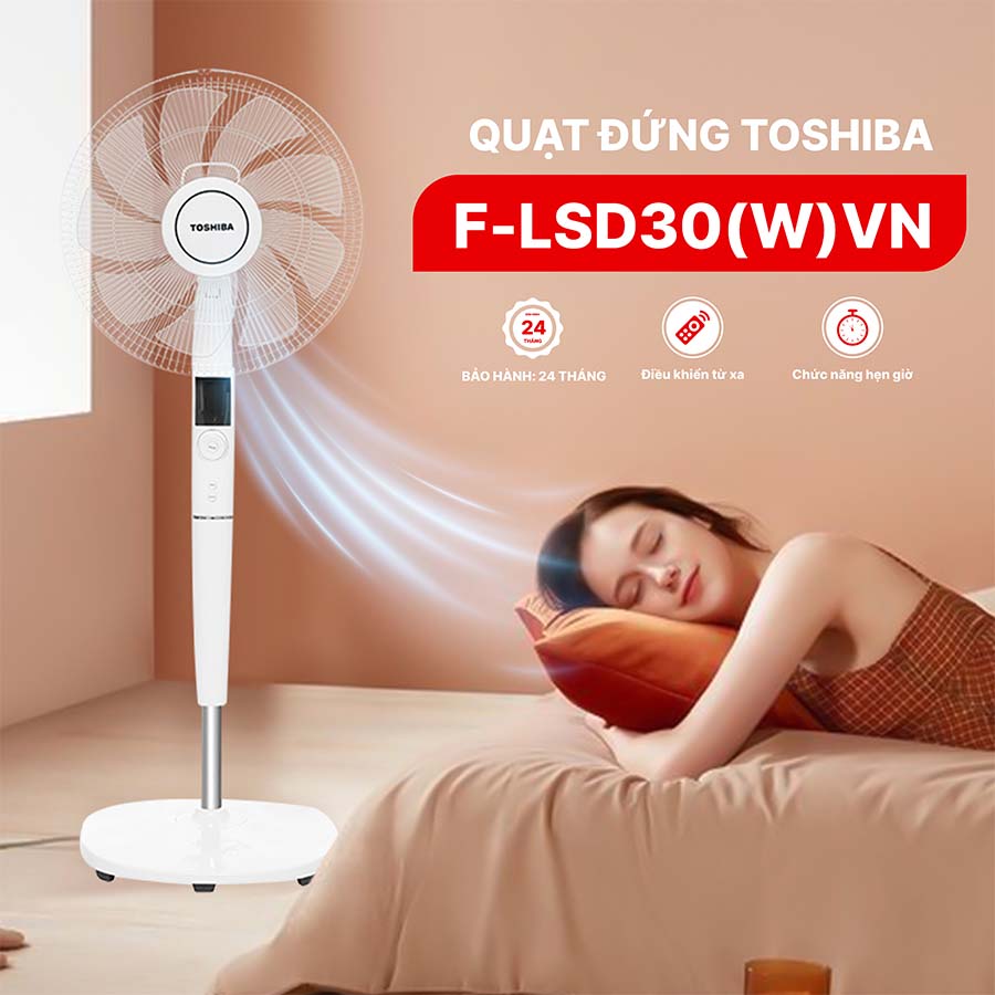 Quạt đứng Toshiba F-LSD30(W)VN