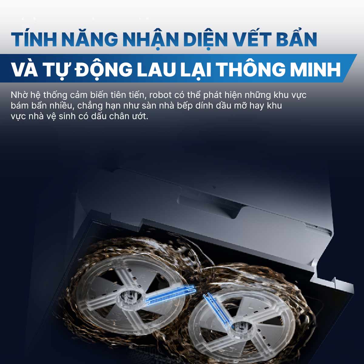Robot hút bụi lau nhà Ecovacs Deebot T50 Pro Omni 2025