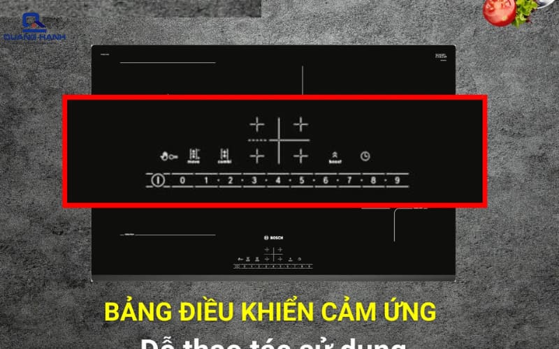 Bếp từ đa vùng nấu 