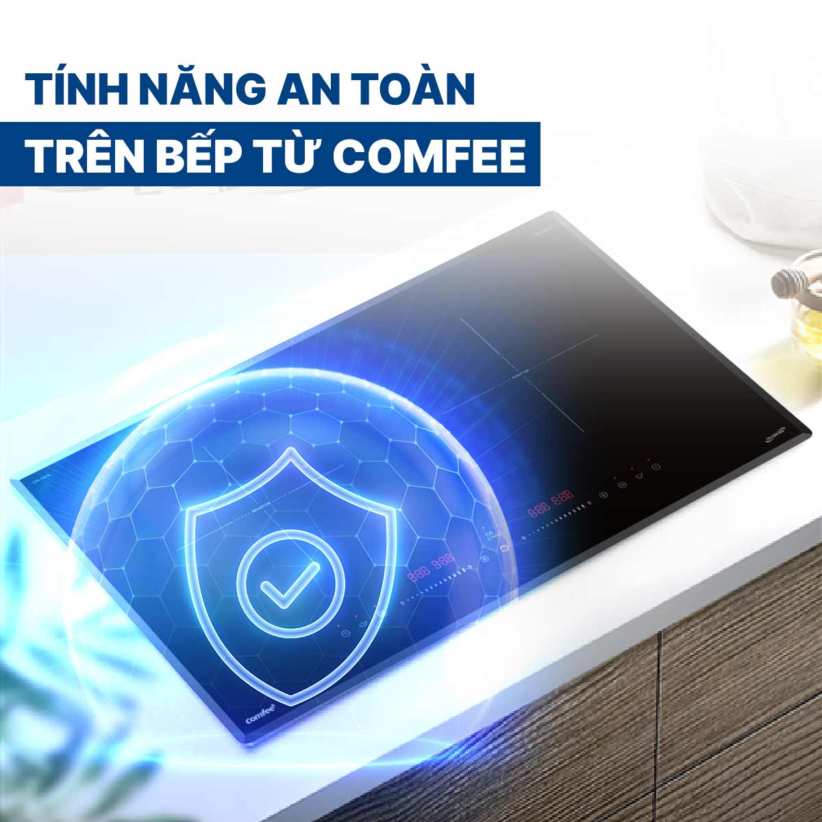 Bếp từ đôi Comfee CIH-44DIL