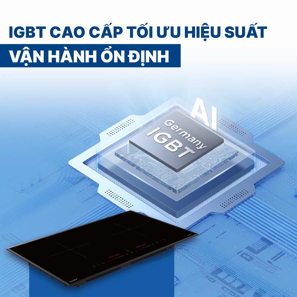 Bếp từ đôi Comfee CIH-44DIL