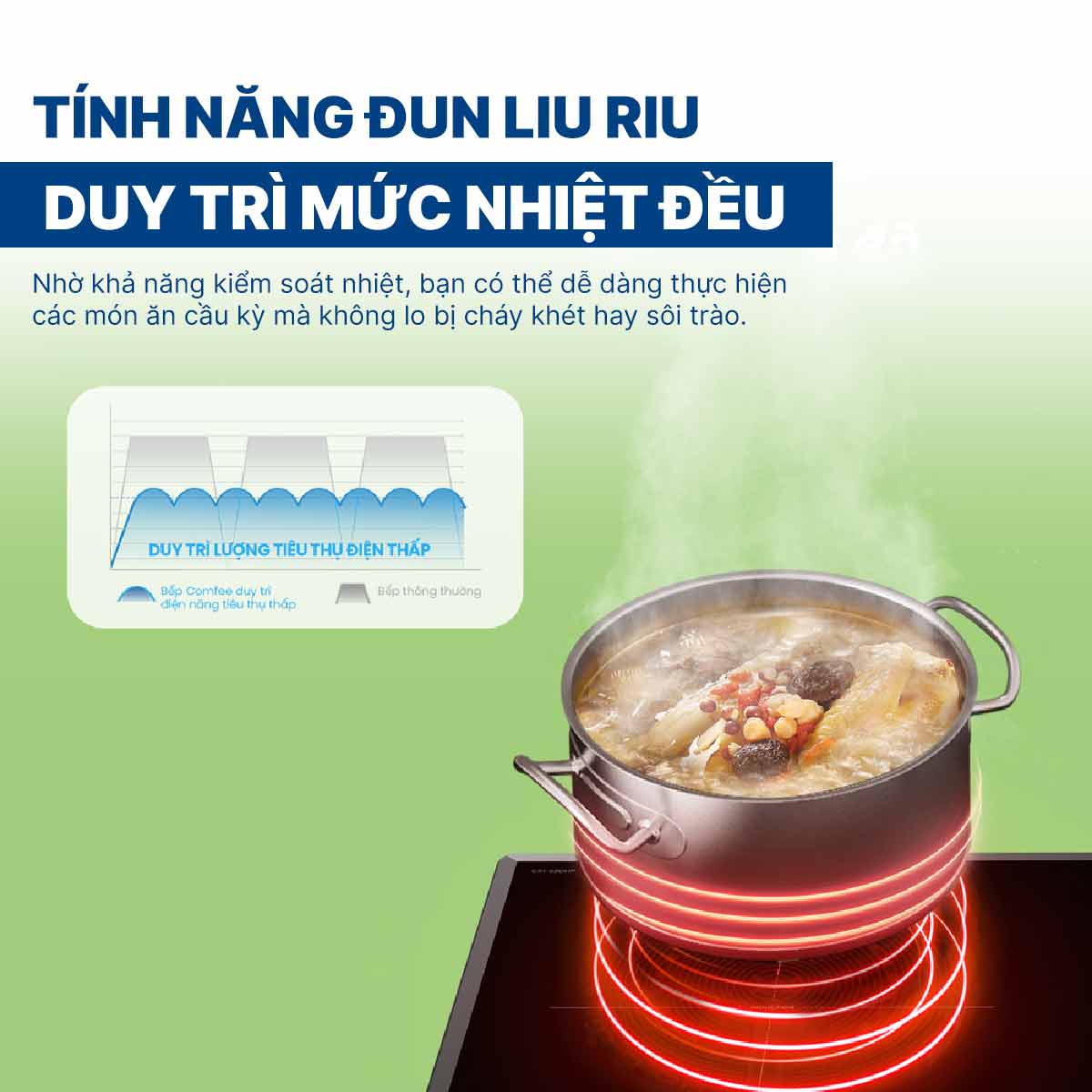 Bếp từ đôi Comfee CIH-52DIU
