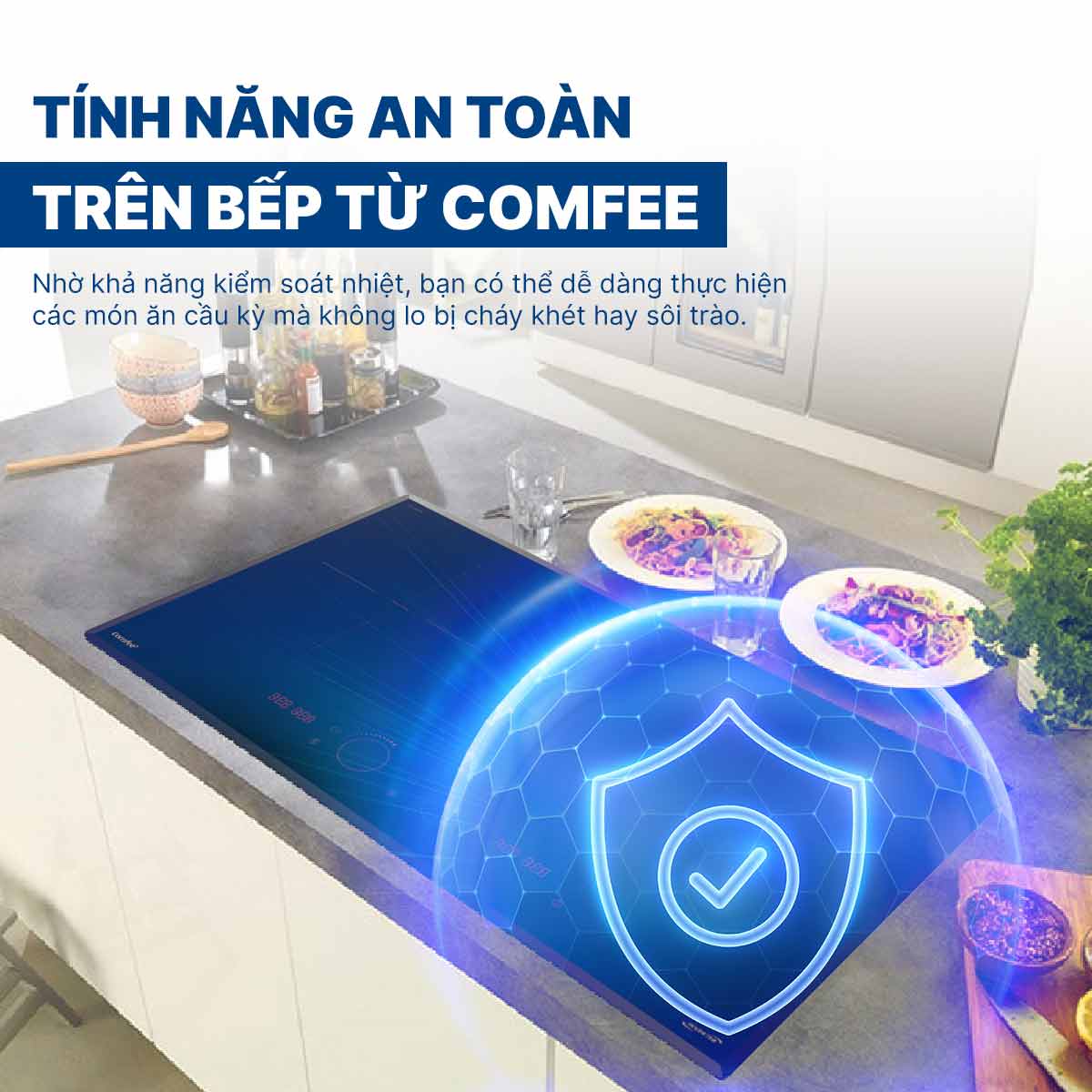 Bếp từ đôi Comfee CIH-52DIU
