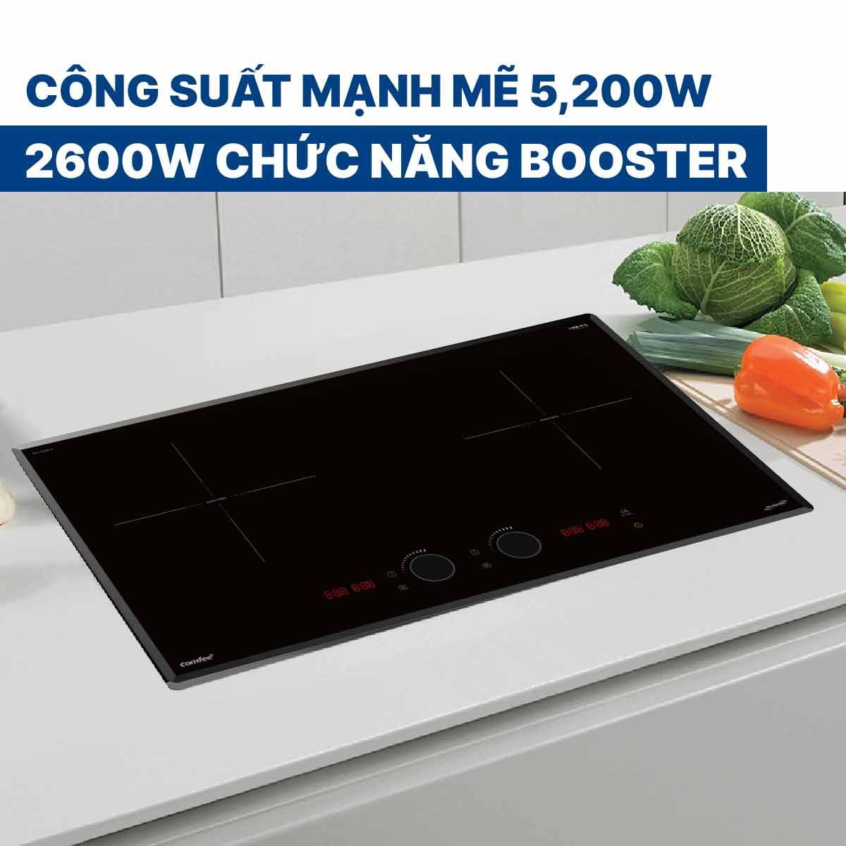 Bếp từ đôi Comfee CIH-52DIU