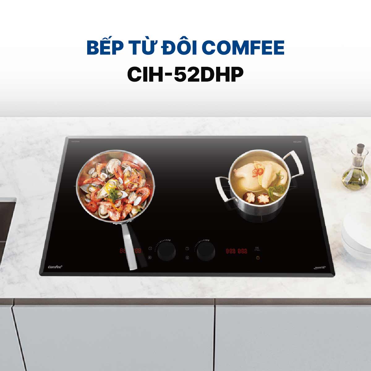 Bếp từ đôi Comfee CIH-52DHP