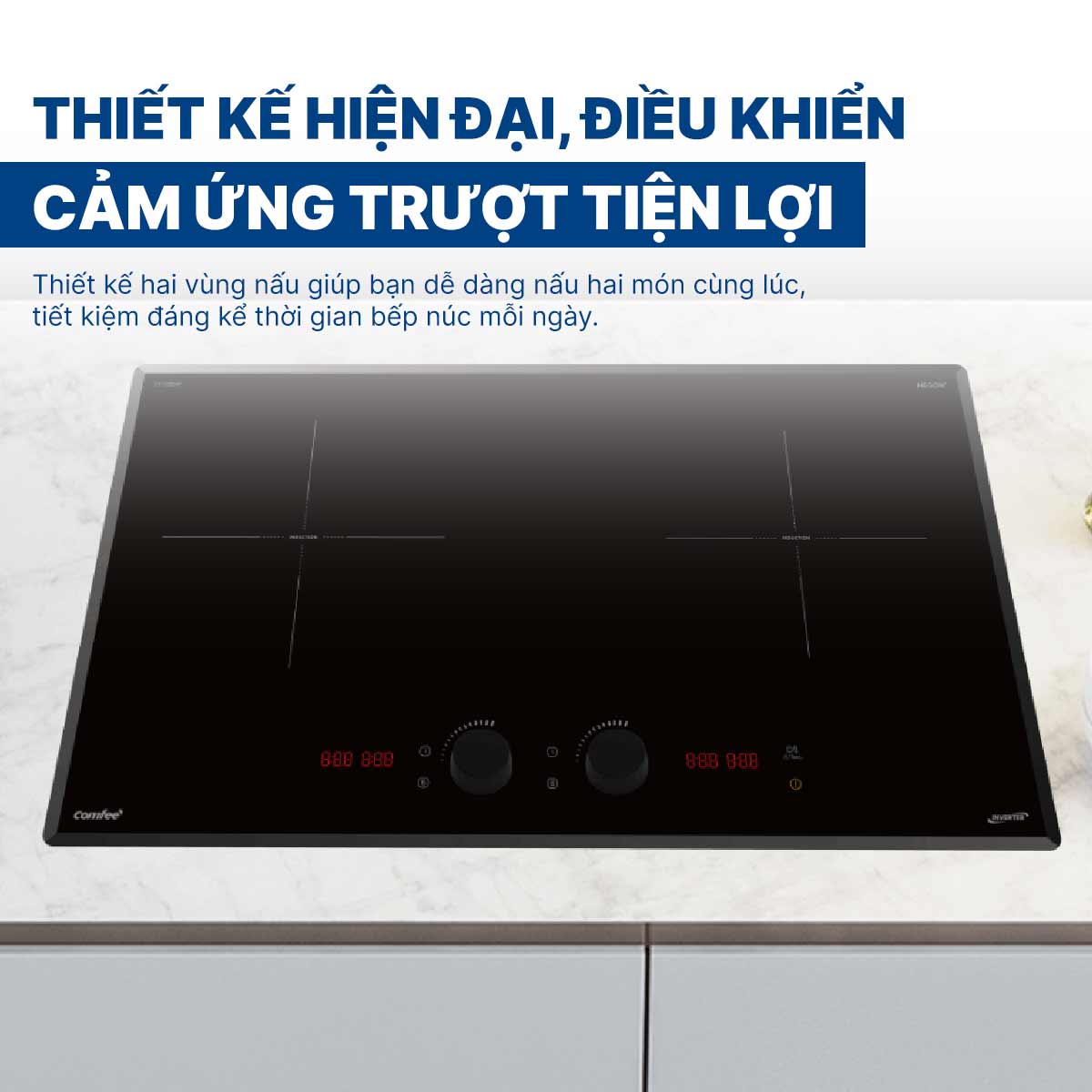 Bếp từ đôi Comfee CIH-52DHP