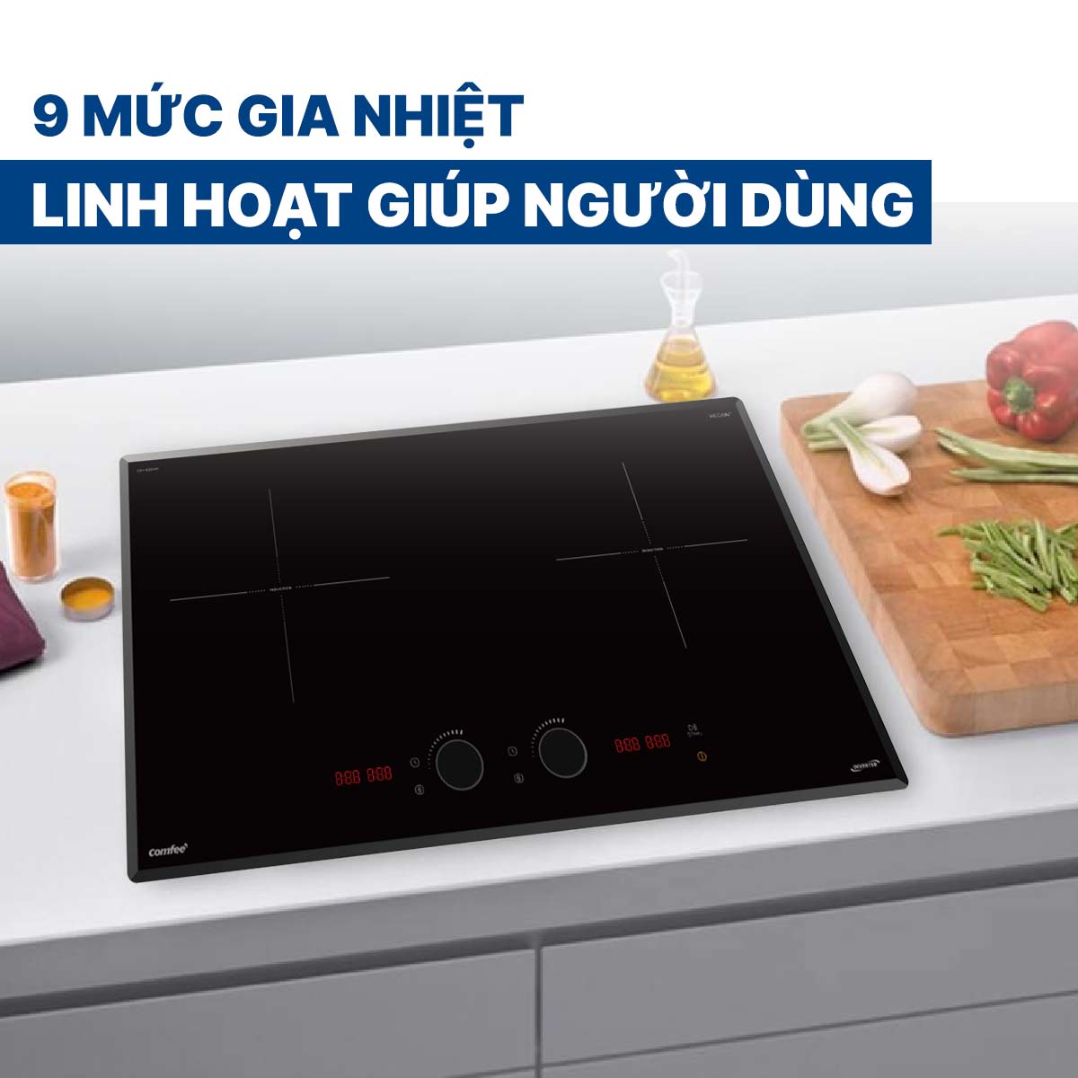 Bếp từ đôi Comfee CIH-52DHP