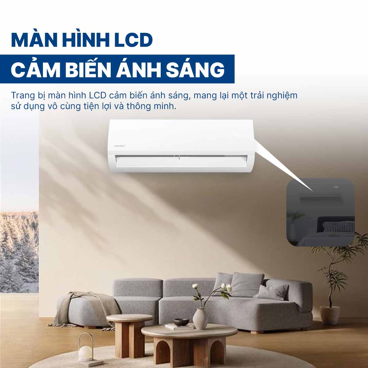 Điều hòa Comfee 1 chiều 11500 BTU CFS-13FWFF-V