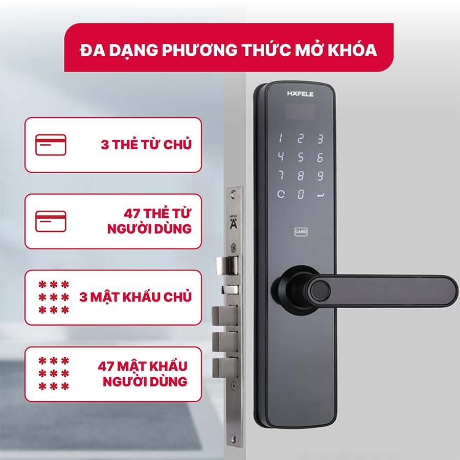 Khóa điện tử Hafele DL7000 912.05.497