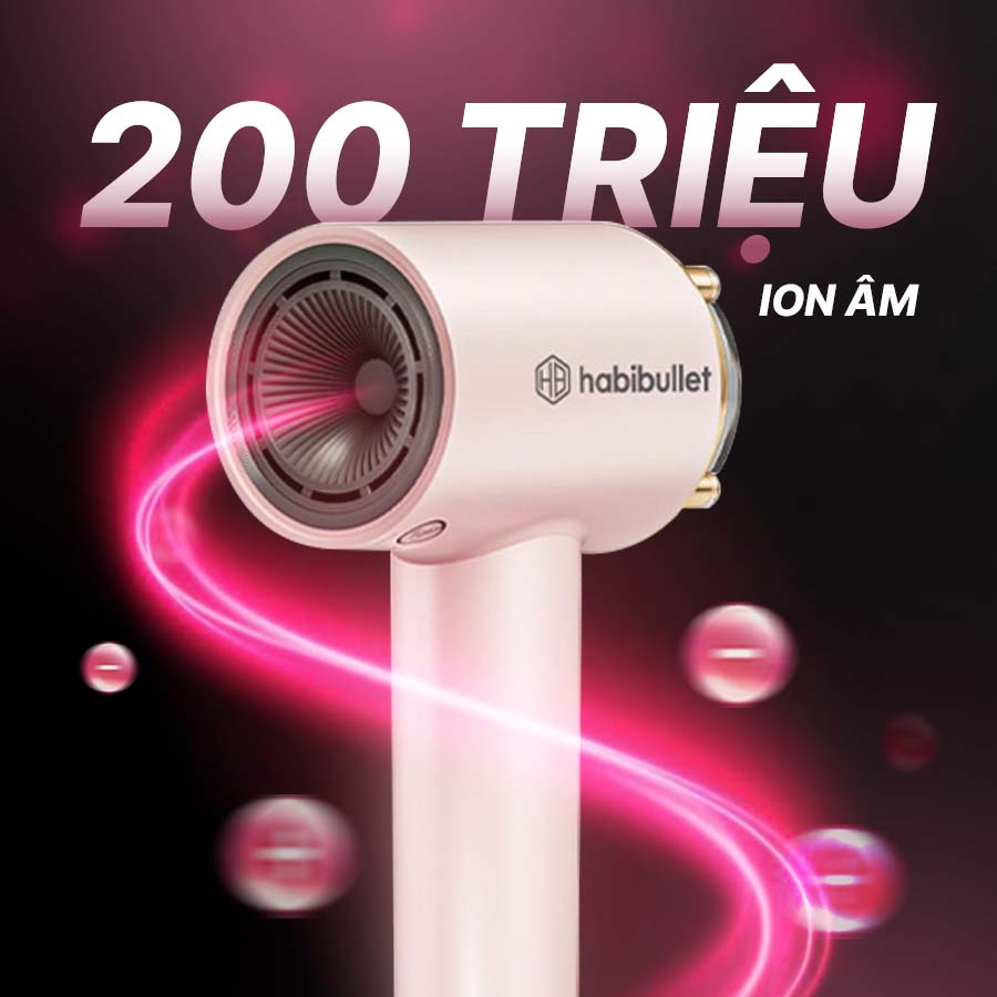 Máy sấy và chăm sóc tóc cao cấp Habibullet HHB2599 Princess