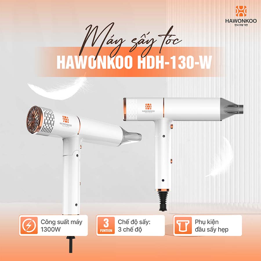 Máy sấy tóc Hawonkoo HDH-130-W