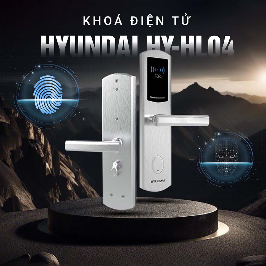 Khoá điện tử Hyundai khách sạn HY-HL04