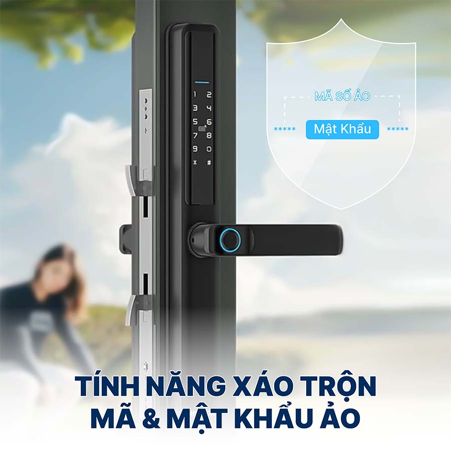 Khoá điện tử Hyundai cửa nhôm HY-SLS003